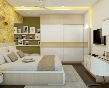 Modern Bedroom by Sai Kiran